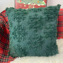 Festive Quilted Plush Christmas Pillow Covers – Set of 2