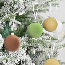 24-Piece Velvet Christmas Ornaments Set