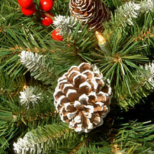 Hanging Christmas Basket - Red Berries & Pinecones