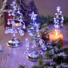 Illuminated Electroplated Iron Christmas Tree Night Light