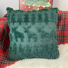 Festive Quilted Plush Christmas Pillow Covers – Set of 2