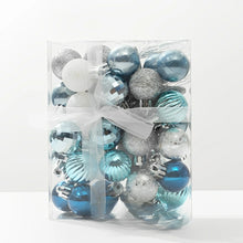 Christmas Tree Ornament Set - 29 Balls & Star Topper (3cm)