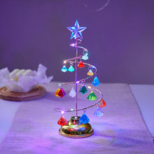 Illuminated Electroplated Iron Christmas Tree Night Light