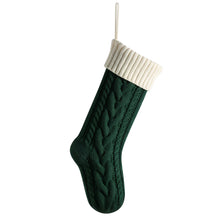 Christmas Knit Stocking Gift Bag Set - Elegant Holiday Collection (Set of 4)